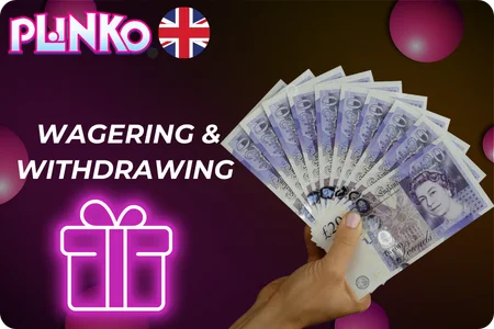 Wagering & Withdrawing the Plinko Bonus